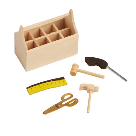 miniature dollhouse box tools